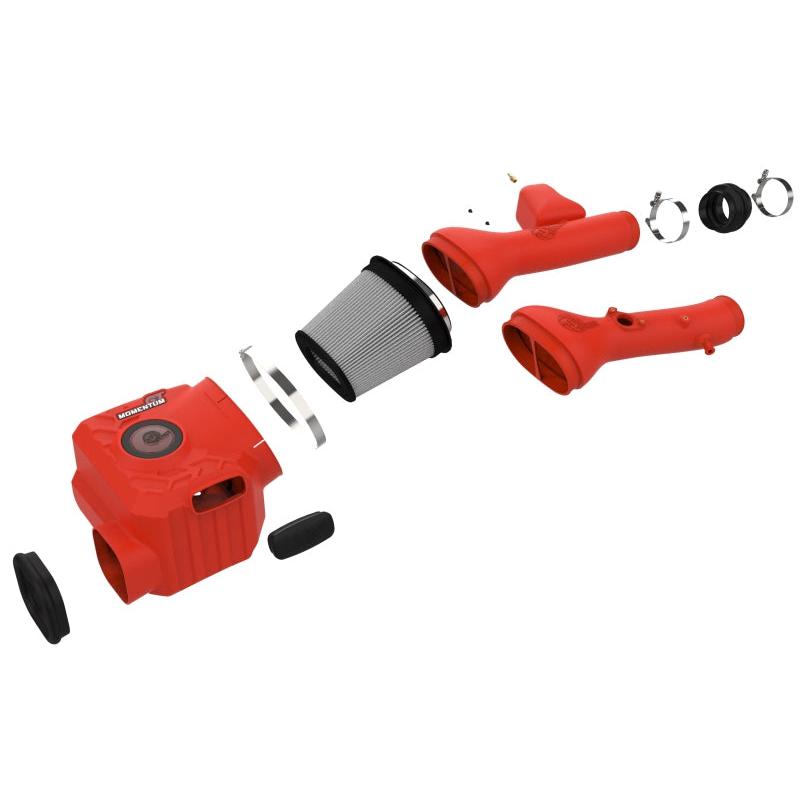 Momentum GT Red Edition Cold Air Intake System w/ Pro DRY S Filter Toyota FJ Cruiser 07-23 V6-4.0L-SR1 Performance