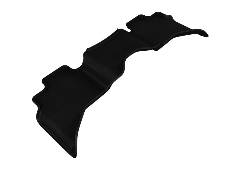 3D MAXpider 2009-2020 Dodge Ram 1500 Quad Cab Kagu 2nd Row Floormats - Black-SR1 Performance