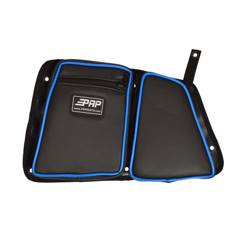 PRP Polaris RZR Rear Door Bag with Knee Pad for Polaris RZR (Driver Side)- Blue-SR1 Performance