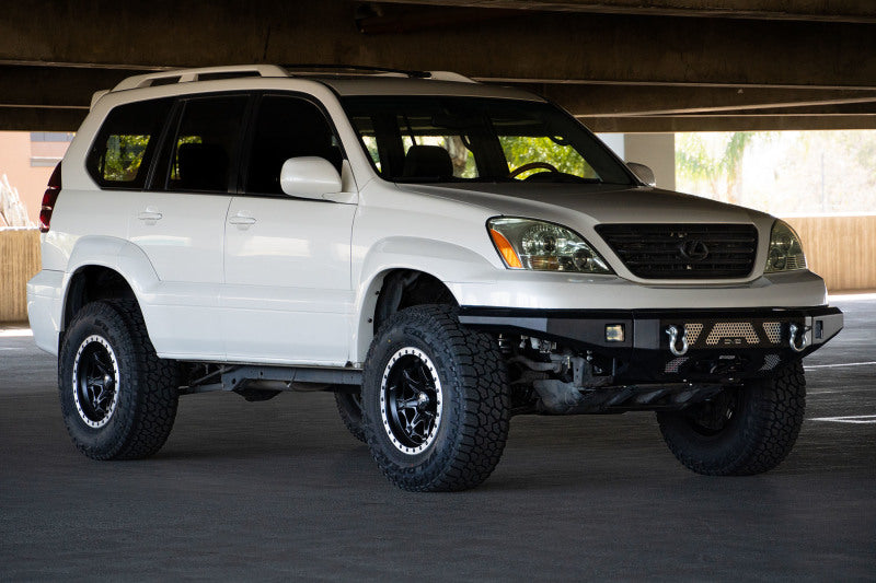DV8 Offroad Overland-Style Winch Front Bumper for Lexus GX 470 (2003-2009)