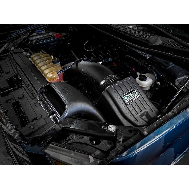 aFe Quantum Cold Air Intake System w/ Pro Dry S Media 15-19 Ford F-150 V8-5.0L-SR1 Performance