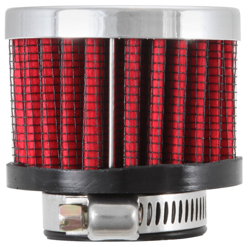 K&N 1in Flange ID x 2in OD x 1.5 inch H Rubber Base Crankcase Vent Filter-SR1 Performance