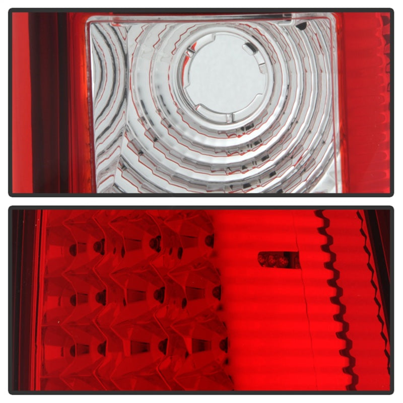 Xtune Chevy Silverado 1500/2500/3500 03-06 LED Tail Lights Red Clear ALT-ON-CS03-LED-RC-SR1 Performance