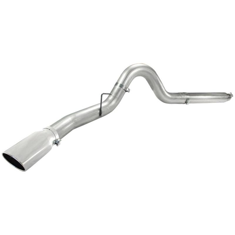aFe Atlas 5in DPF-Back Aluminized Steel Exh Sys, Ford Diesel Trucks 08-10 V8-6.4L (td) Polished tip-SR1 Performance