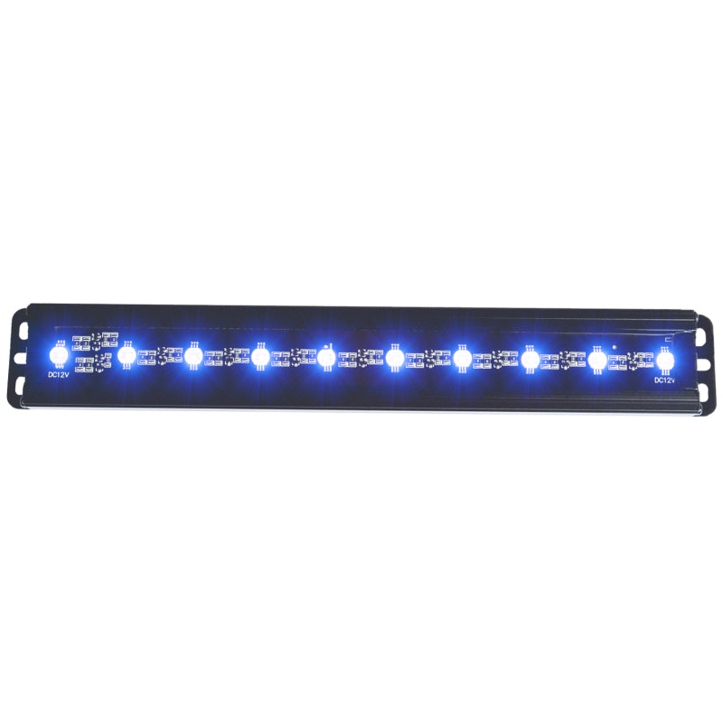 ANZO Universal 12in Slimline LED Light Bar (Blue)-SR1 Performance