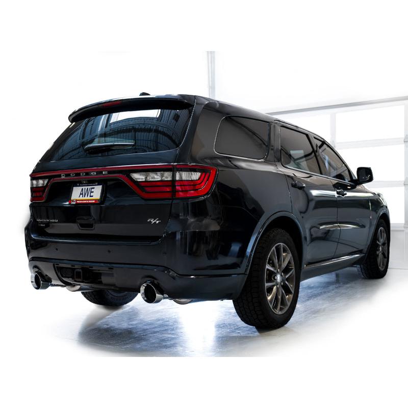 AWE Tuning 11-24 Dodge Durango 5.7L Track Edition Exhaust w/ Chrome Silver Tips-SR1 Performance