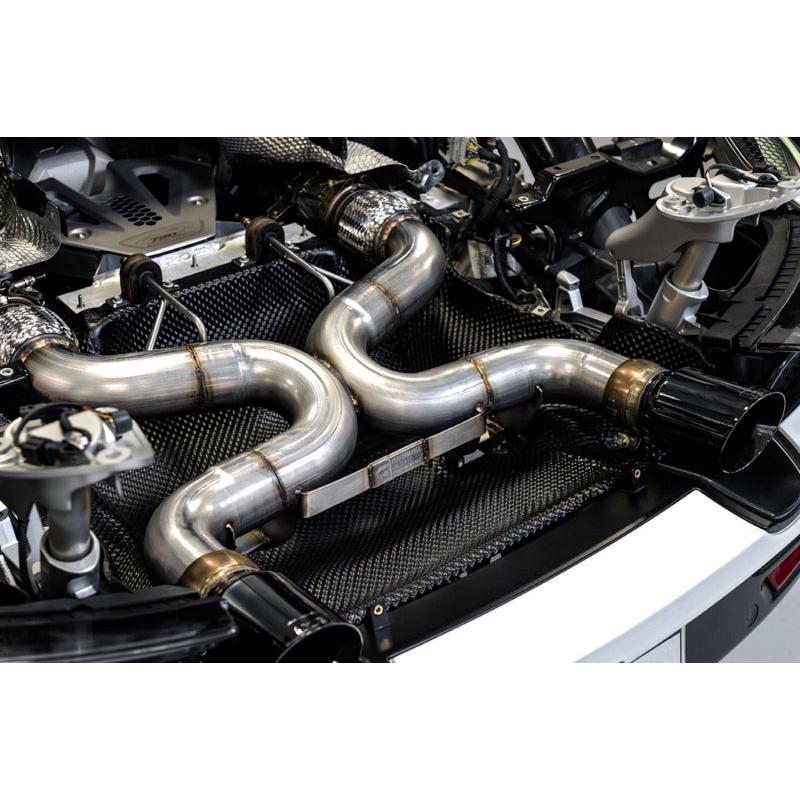 AWE Tuning McLaren 720S Performance Exhaust - Diamond Black Tips-SR1 Performance