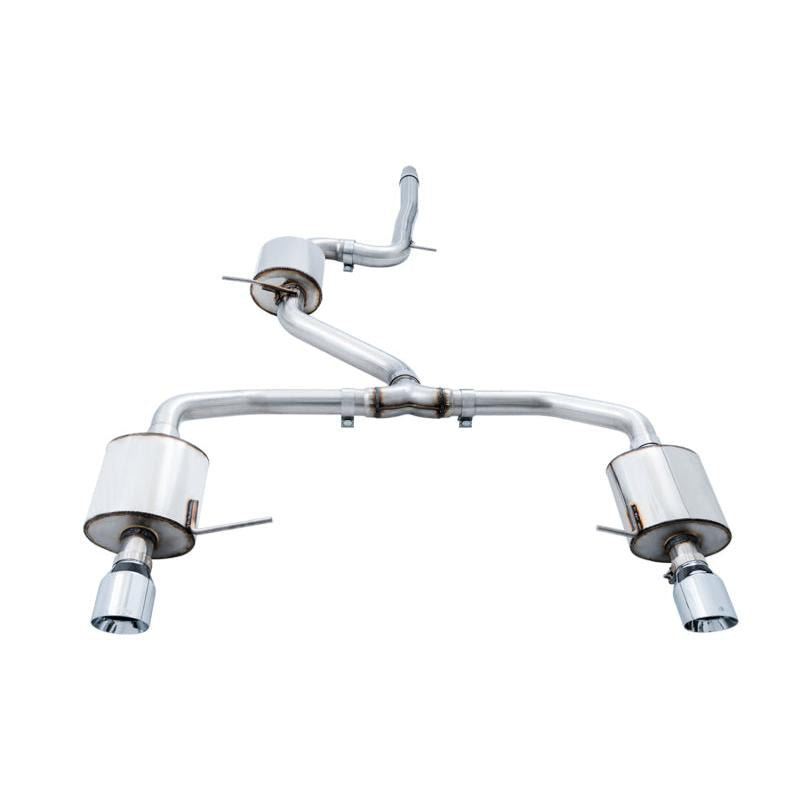 AWE Tuning 18-21 Volkswagen Jetta GLI Mk7 Touring Exhaust - Chrome Silver Tips (Fits High-Flow DP)-SR1 Performance