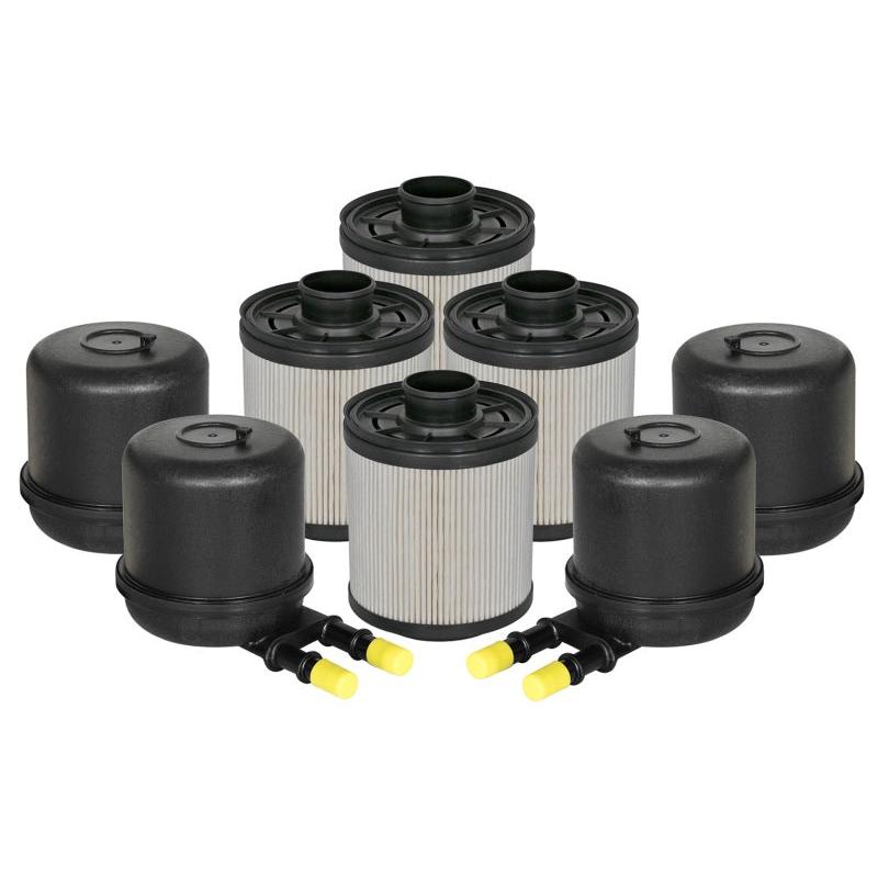 aFe Pro GUARD D2 Fuel Filter 11-17 Ford Diesel Trucks V8 6.7L (td) (4 Pack)-SR1 Performance