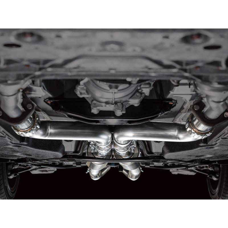 AWE 2023 Nissan Z RZ34 RWD Track Edition Catback Exhaust System w/ Chrome Silver Tips-SR1 Performance