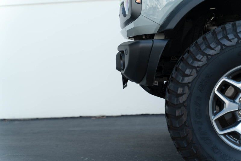 DV8 Offroad Front License Plate Mount for 2021-2023 Ford Bronco - Center Bumper Relocation