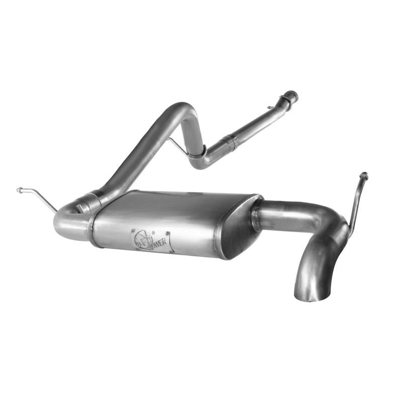 aFe MACHForce XP Exhausts Cat-Back SS-409 EXH CB Jeep Wrangler 2012 V6-3.6L (2 Dr)-SR1 Performance