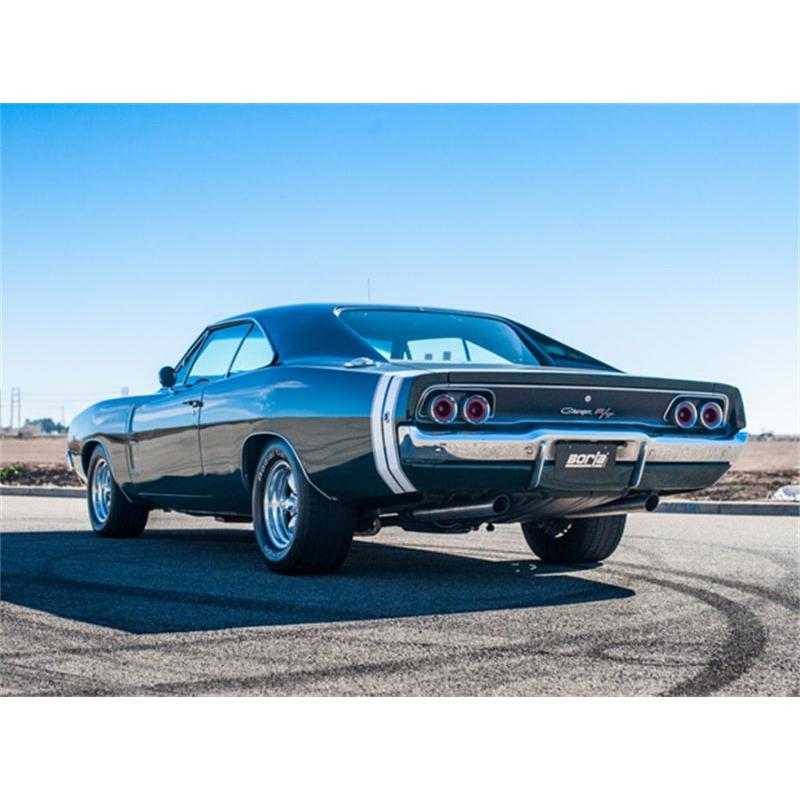 Borla CrateMuffler Big Block Chrysler/Dodge/Plymouth (Mopar) Offset/Offset 14inx4.35inx9in Muffler-SR1 Performance