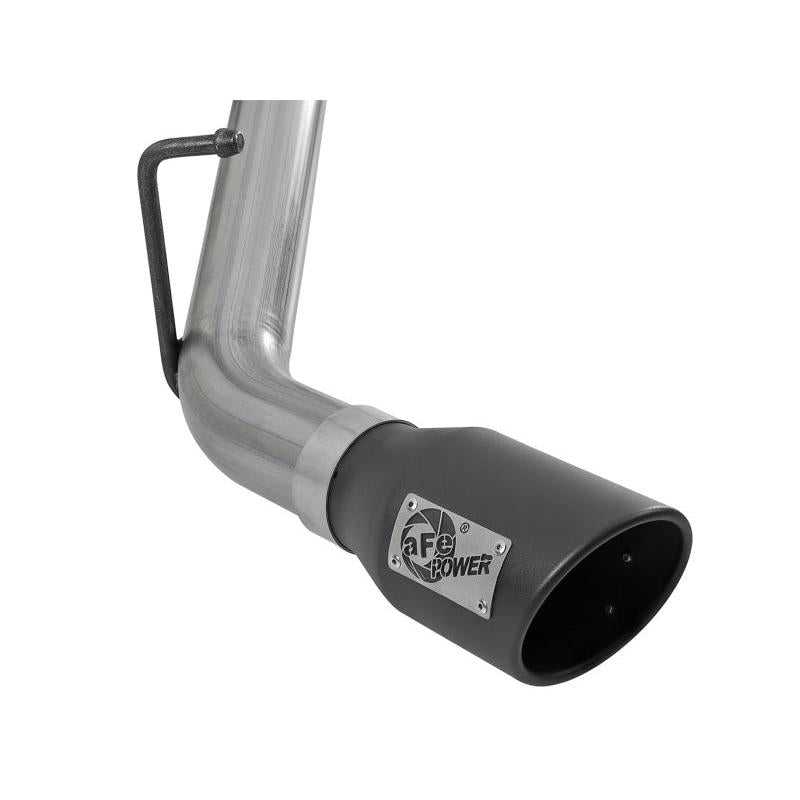 aFe Mach Force-XP Exhaust 3in CB SS 15-17 GM Colorado/Canyon 2.5L/3.6L Side Exit w/ Black Tip-SR1 Performance