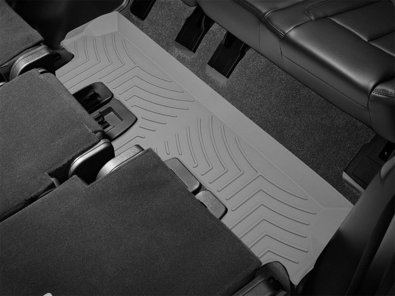 WeatherTech FloorLiner HP Rear Floor Mat for 2018 Ford Expedition and Lincoln Navigator - Gray