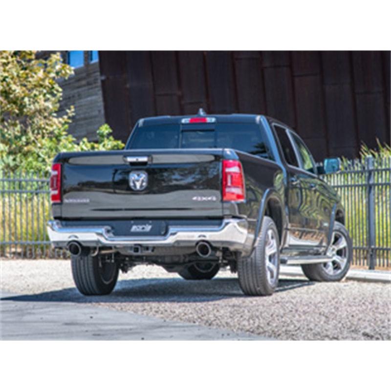 Borla 2019 RAM 1500 5.7L V8 AT 4DR Crew Cab Short Bed Atak SS Catback Exhaust - Black Chrome Tip-SR1 Performance