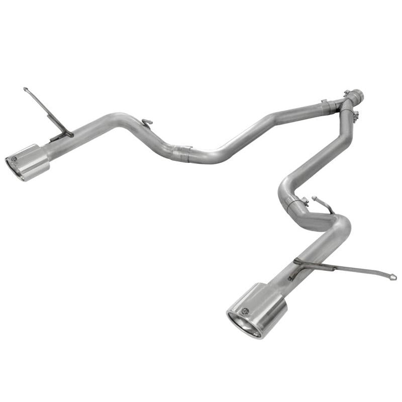 aFe MACHForce XP 14+ Jeep Grand Cherokee V6 3.0L (td) 2.5in DPF-Back 409SS Exhaust w/o Resonators-SR1 Performance