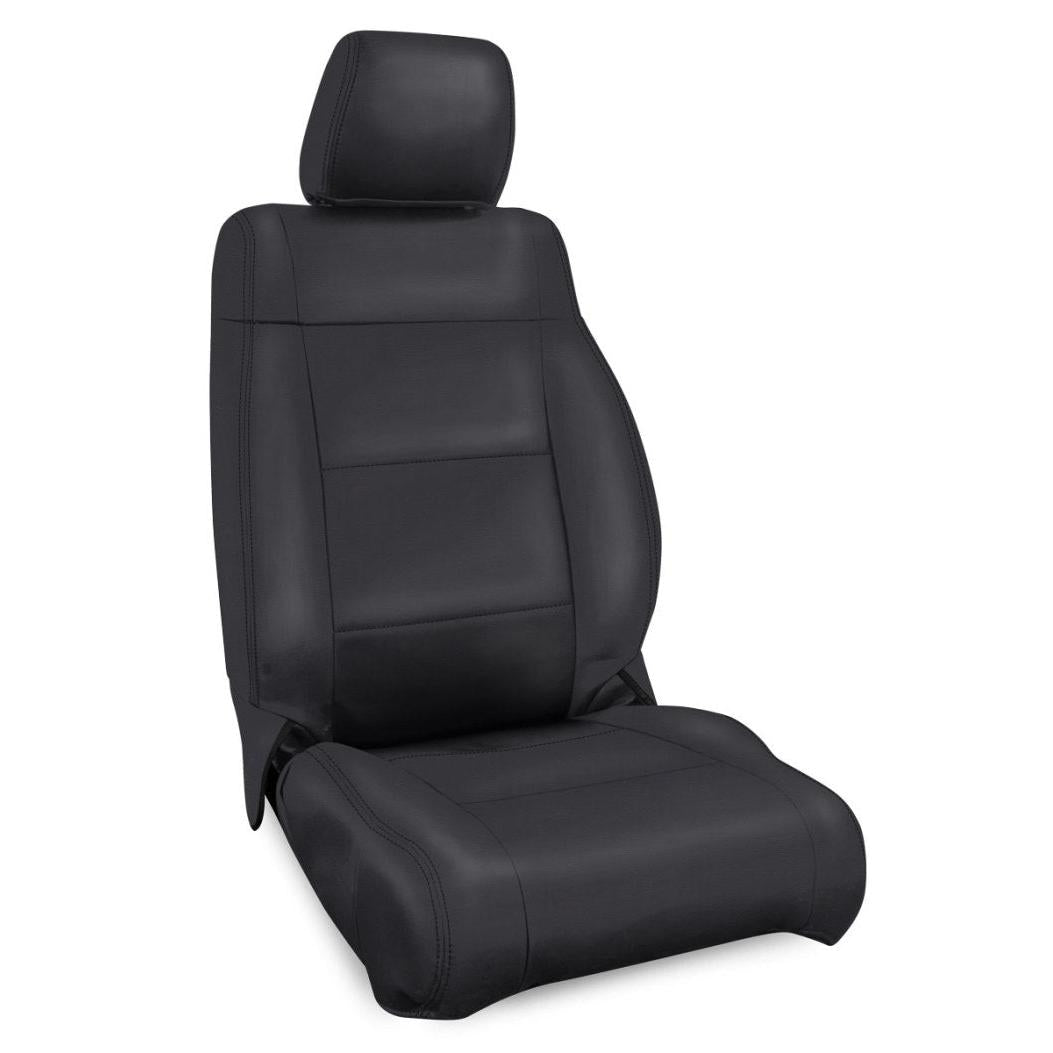 PRP 07-10 Jeep Wrangler JK Front Seat Covers/2 door or 4 door (Pair) - All Black-SR1 Performance