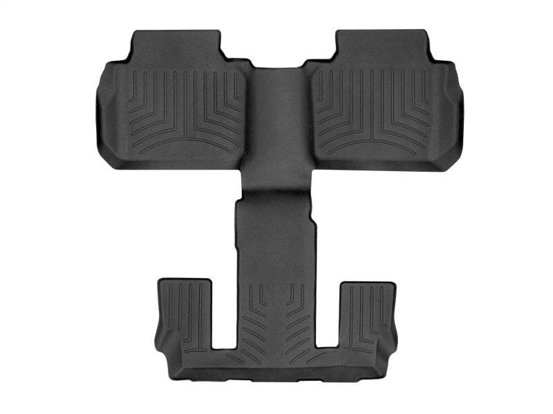 WeatherTech DigitalFit Rear FloorLiner for 2017-2019 GMC Acadia - Black, Part No. 4410803