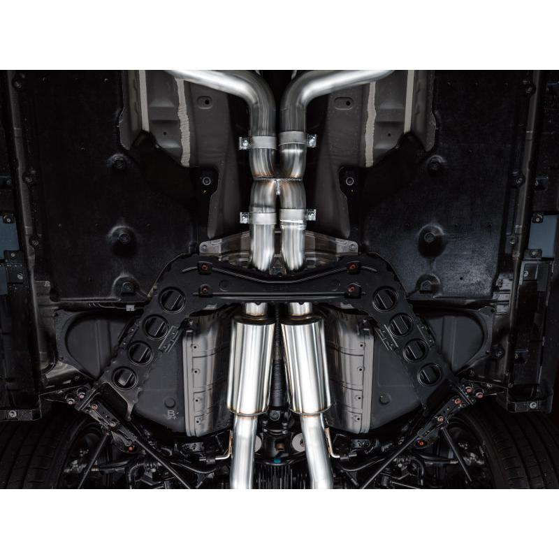 AWE 2023 Nissan Z RZ34 RWD Track Edition Catback Exhaust System w/ Diamond Black Tips-SR1 Performance