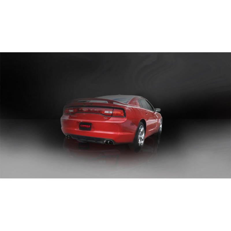 Corsa 2011-2014 Dodge Charger R/T 5.7L V8 Black Xtreme Cat-Back Exhaust-SR1 Performance