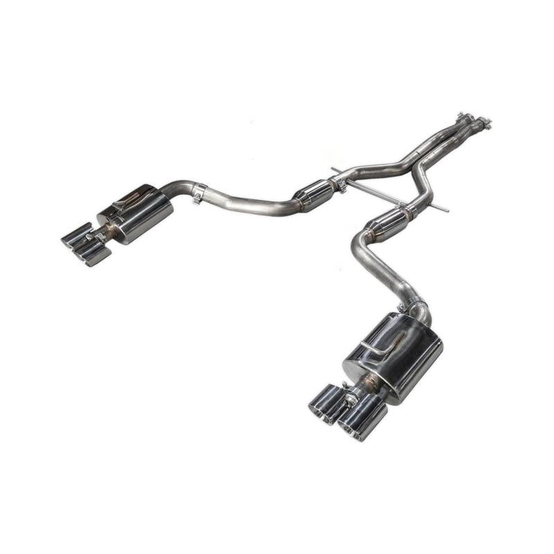 AWE Tuning Panamera 2/4 Track Edition Exhaust (2011-2013) - w/Chrome Silver Tips-SR1 Performance