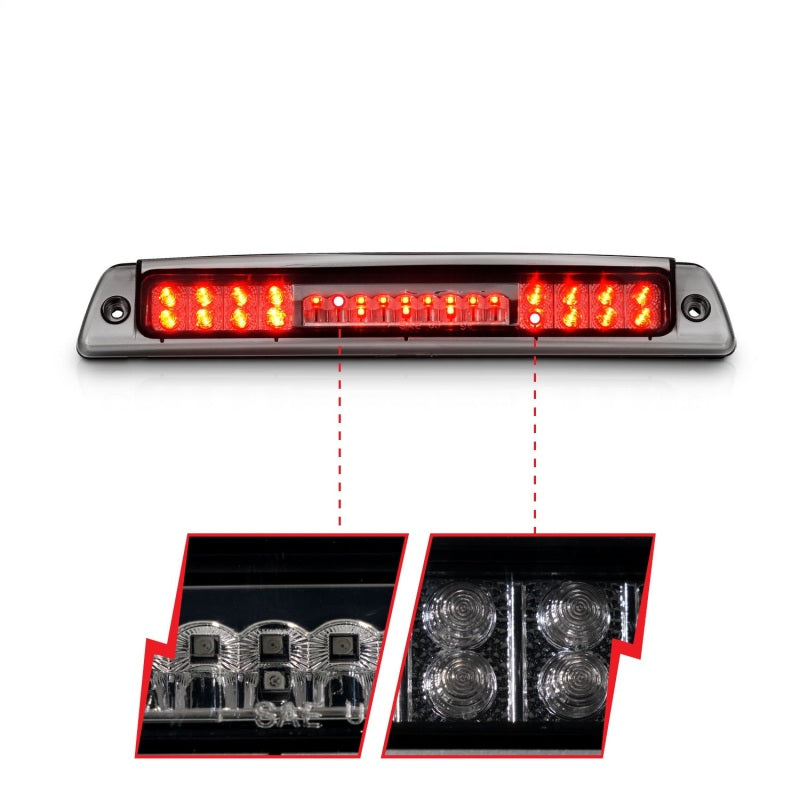 ANZO 1994-2001 Dodge Ram 1500 LED 3rd Brake Light Smoke-SR1 Performance