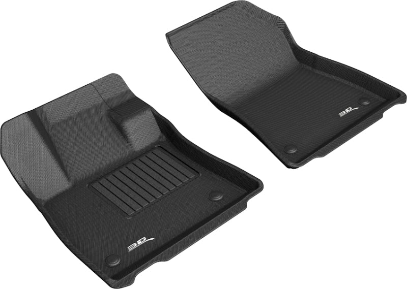 3D MAXpider 2019-2020 Infiniti QX50 Kagu 1st Row Floormat - Black-SR1 Performance