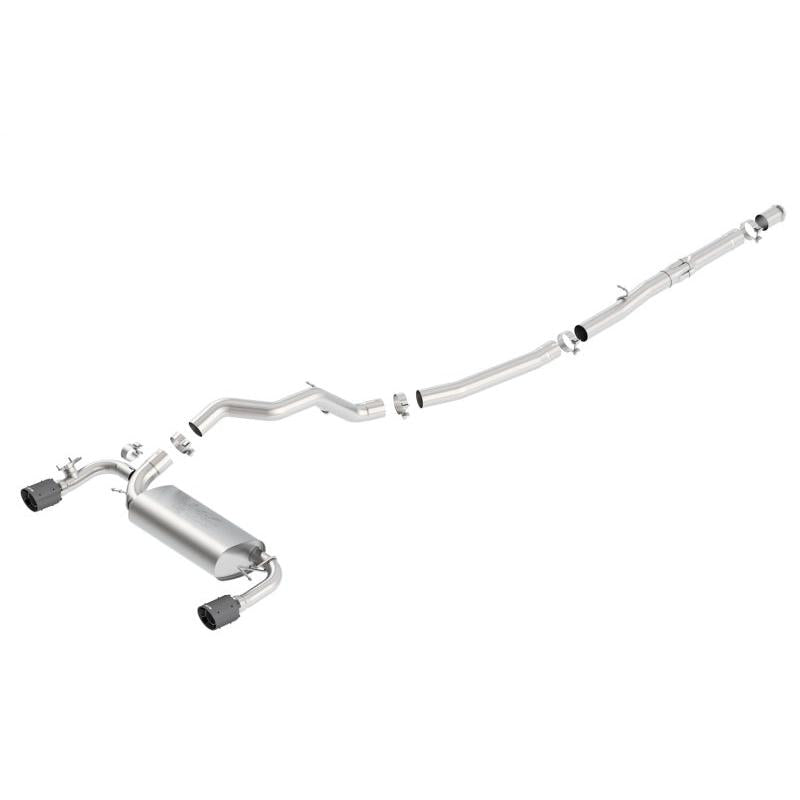 Borla 16-17 Focus RS Turbocharged 2.3L Single Split Exit ATAK Catback Exhaust-SR1 Performance
