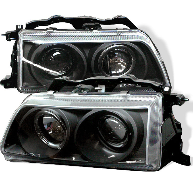 Spyder Honda Civic 90-91/CRX 90-91 Projector Headlights LED Halo Blk PRO-YD-HC90-HL-BK-SR1 Performance
