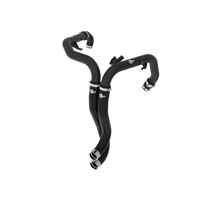 aFe 22-24 Ford Bronco Raptor BladeRunner 2-1/4in Aluminum Hot Charge Pipe Black-SR1 Performance
