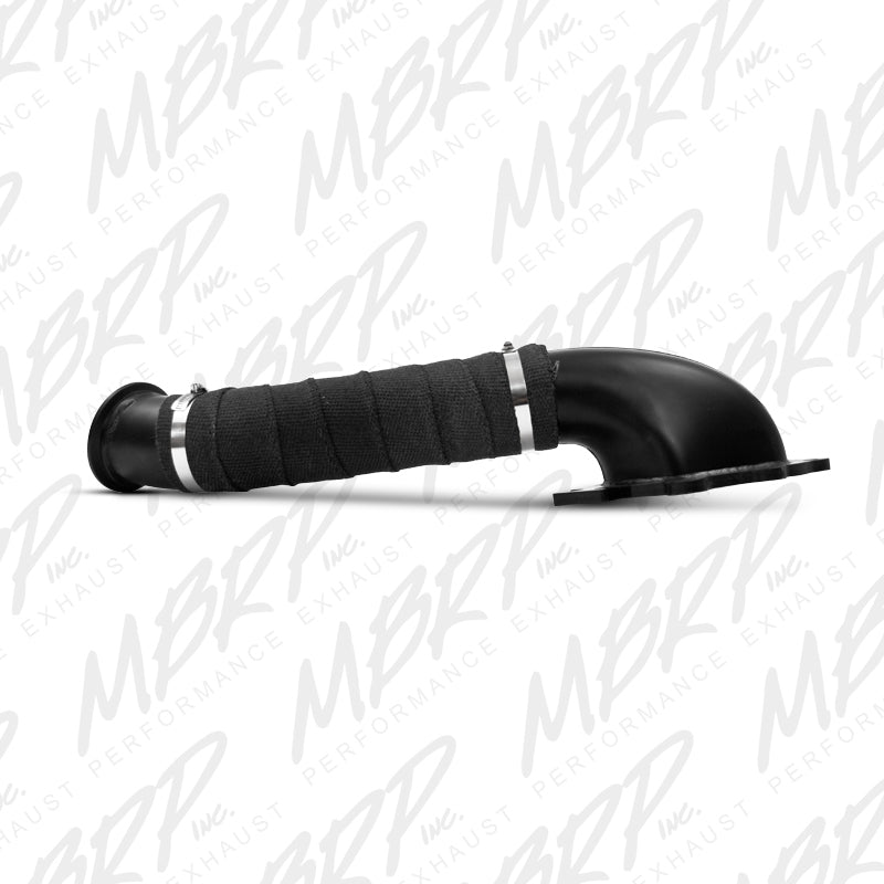 MBRP 01-04 Chev/GMC 6.6L Duramax 3in Turbo Down Pipe Black-SR1 Performance
