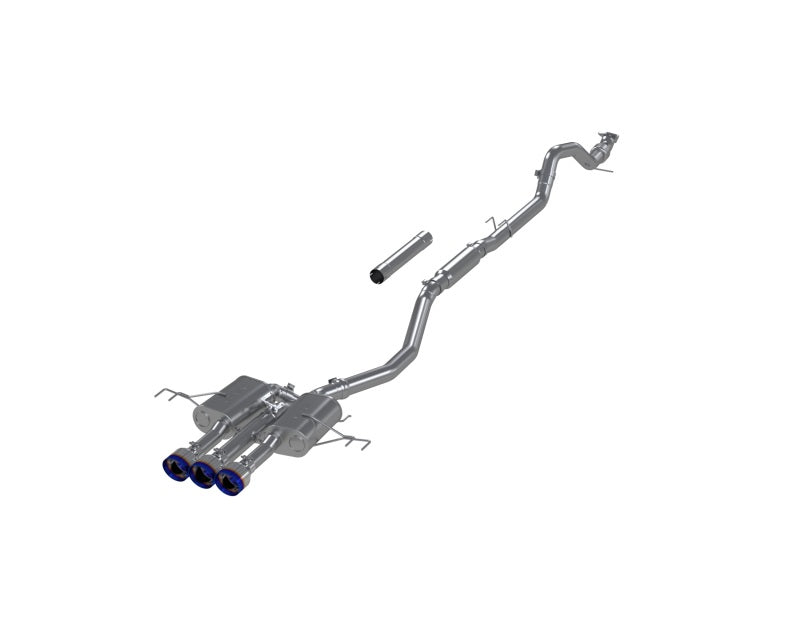 MBRP 2024+ Acura Integra Type-R T304 SS 3in Cat-Back Triple Center Outlet Exhaust w/Burnt Tips-SR1 Performance