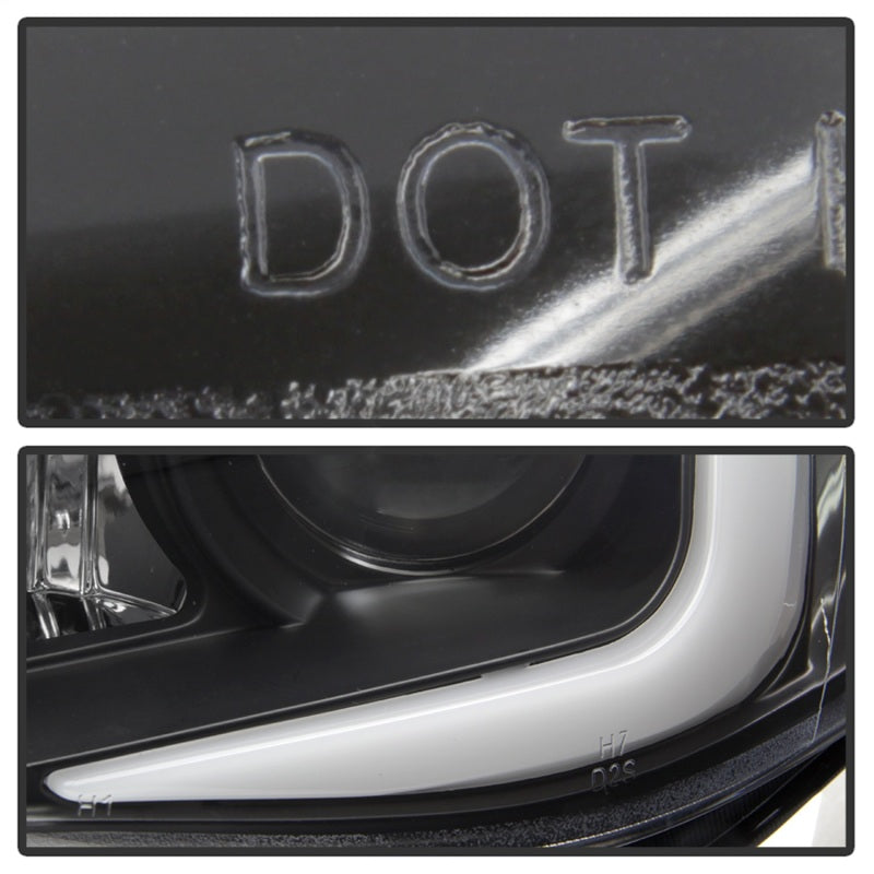 Spyder Subaru WRX 08-09 Projector Headlights - Halogen Model Only - Black PRO-YD-SWRX08-LBDRL-BK-SR1 Performance