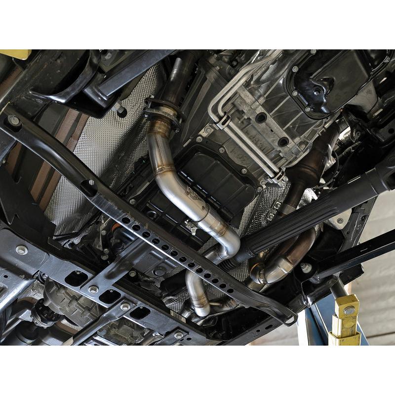 aFe POWER Twisted Steel Y-Pipe 2-1/4in 409 SS Exhaust System 2018 Jeep Wrangler (JL) V6-3.6L-SR1 Performance