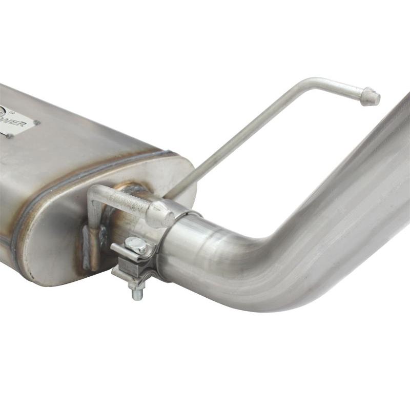 aFe MACH Force XP 2.5in Cat-Back Stainless Steel Exhaust w/Polished Tip Toyota Tacoma 13-14 2.7L-SR1 Performance