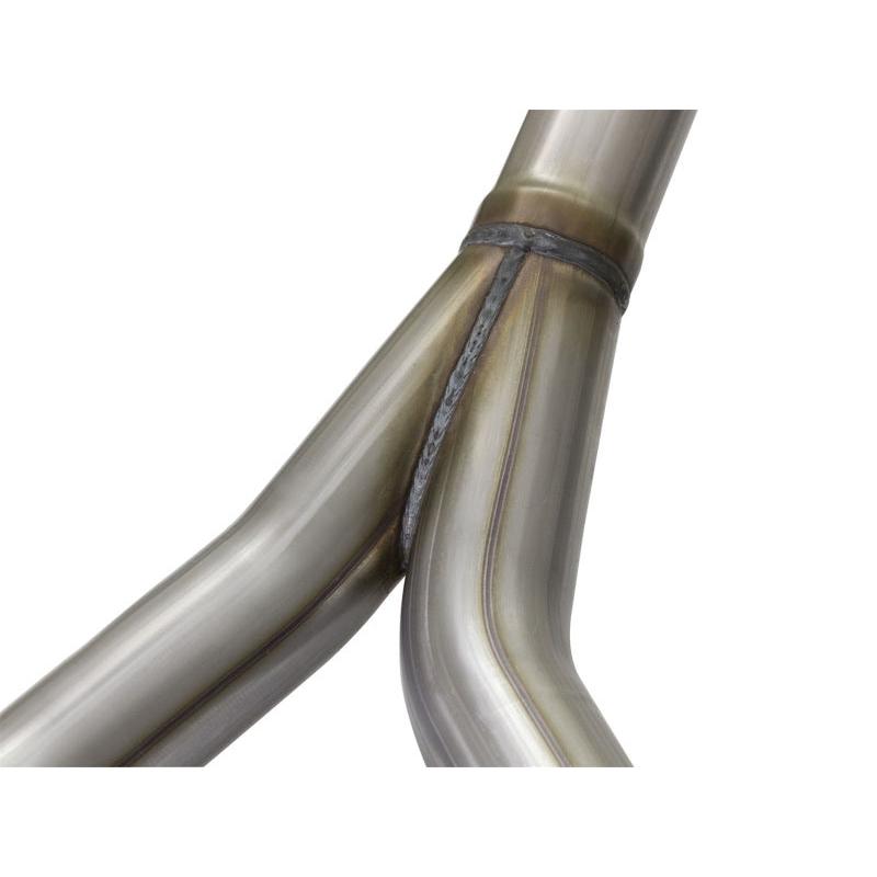 aFe Rebel Series CB 2.5in Dual Center Exit SS Exhaust w/ Polish Tip 07-15 Jeep Wrangler 3.6L/3.8L V6-SR1 Performance
