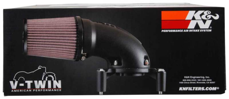 K&N 08-17 Harley Davidson Touring Models Performance Air Intake System-SR1 Performance