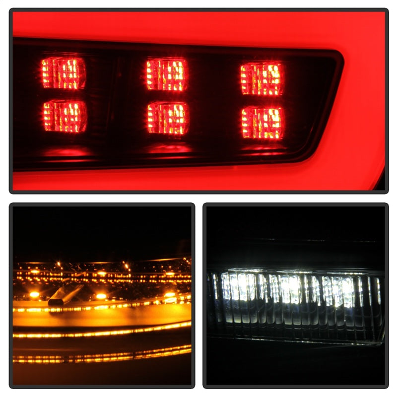 Spyder 08-11 Subaru Impreza WRX 4DR LED Tail Lights - Black Smoke ALT-YD-SI084D-LED-BSM-SR1 Performance