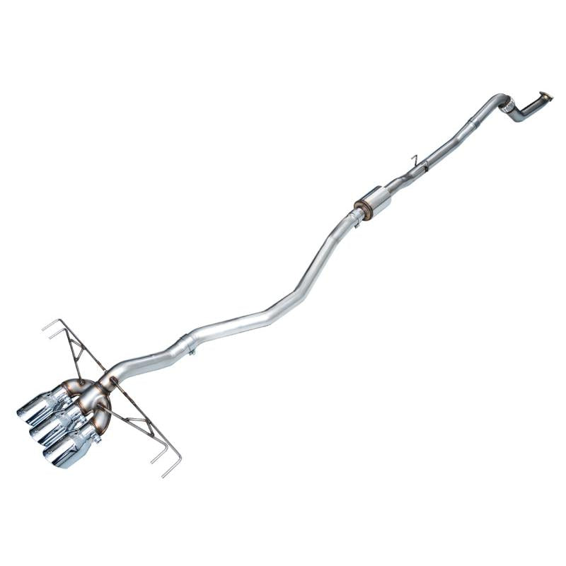 AWE Tuning 2023 Honda Civic Type R FL5 Track Edition Exhaust w/ Triple Chrome Silver Tips-SR1 Performance