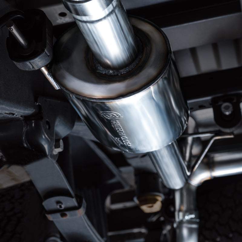 AWE Tuning 2021+ Ford F-150 Tremor (w/ Bumper Cutouts) 0FG Non-Resonated Catback -Diamond Black Tips-SR1 Performance