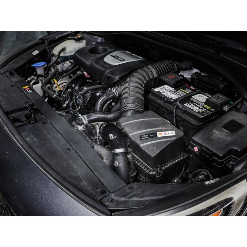 aFe BladeRunner 2-1/2 IN Aluminum Cold Charge Pipe Black 17-20 Hyundai Elantra GT L4-1.6L (t)-SR1 Performance