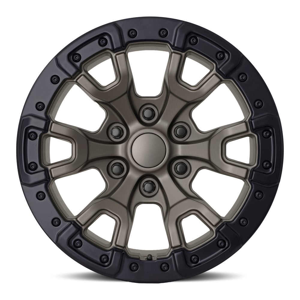 FR 99 – FORD BRONCO RAPTOR REPLICA WHEEL-Satin Bronze/Satin Black Ring 17x9 6x5.5 + 18 HB 93.1