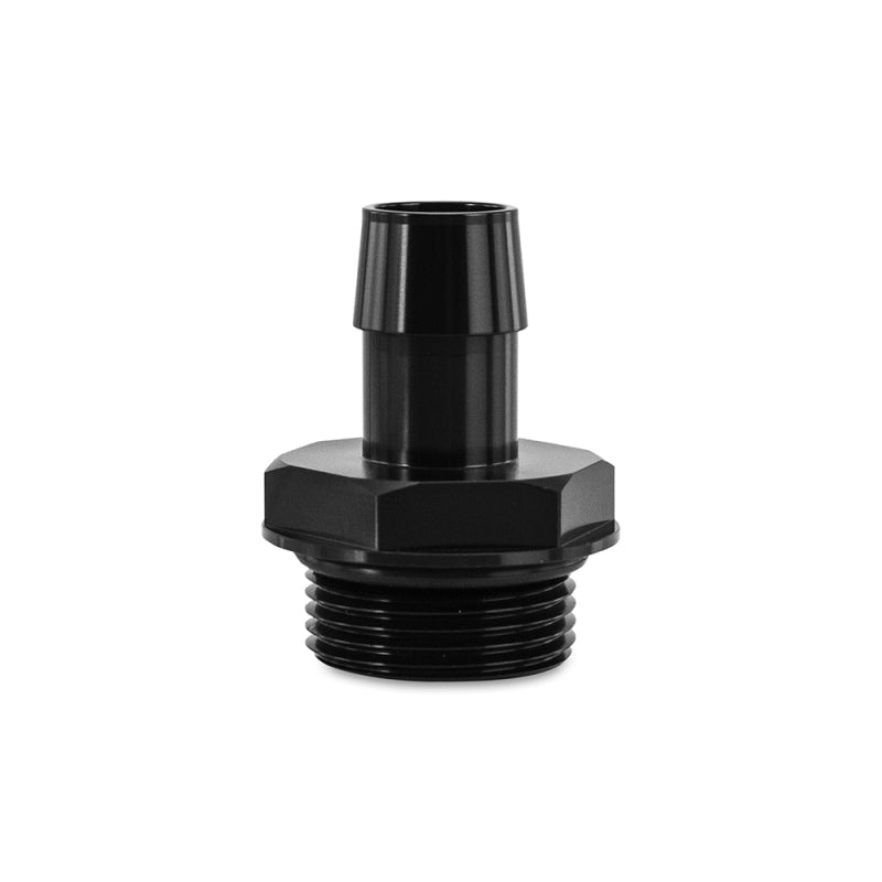 Mishimoto -16ORB to 3/4in. Hose Barb Aluminum Fitting - Black-SR1 Performance