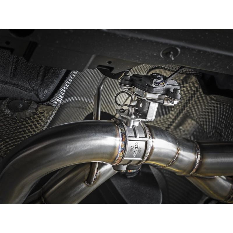 aFe MACH Force-Xp 2-1/2in SS Axle Back Exhaust w/Polished Tips 15+ BMW M3/M4 (F80/F82) L6 3.0L (tt)-SR1 Performance