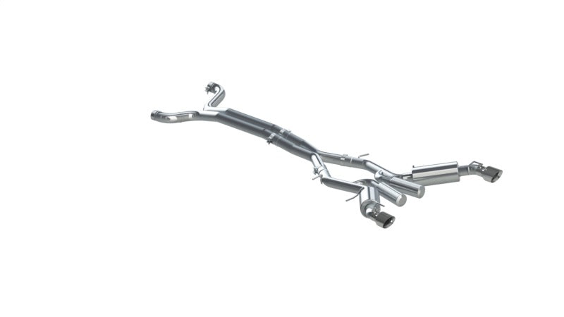 MBRP 16-19 Chevrolet Camaro SS 6 Speed 3in Dual Cat Back w/ 4.5in OD Tips - 409 (Non NPP Models)-SR1 Performance