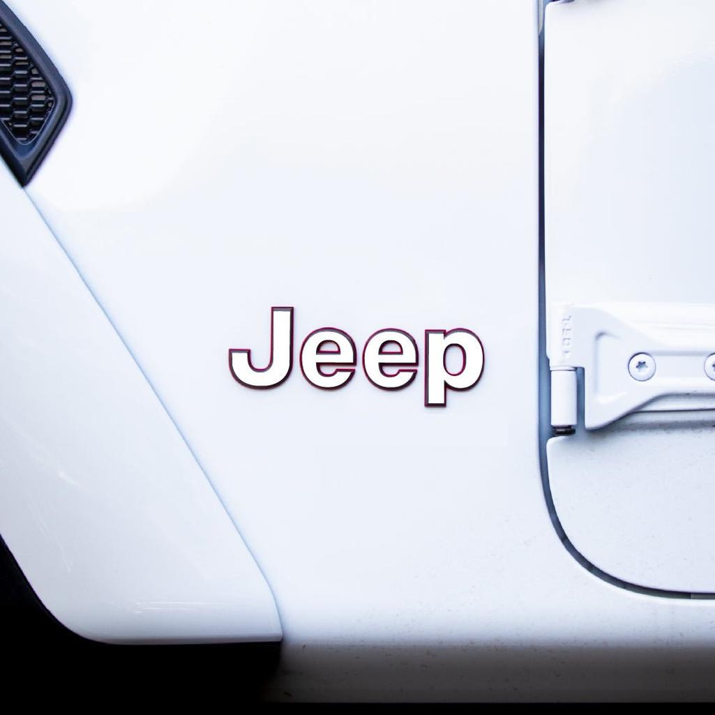 JEEP Gladiator Emblem Overlay Decal Set | Fits 2020+ Jeep Gladiator