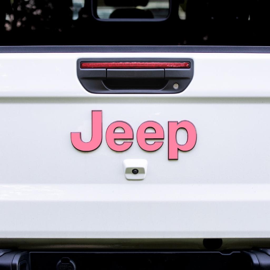 JEEP Gladiator Emblem Overlay Decal Set | Fits 2020+ Jeep Gladiator