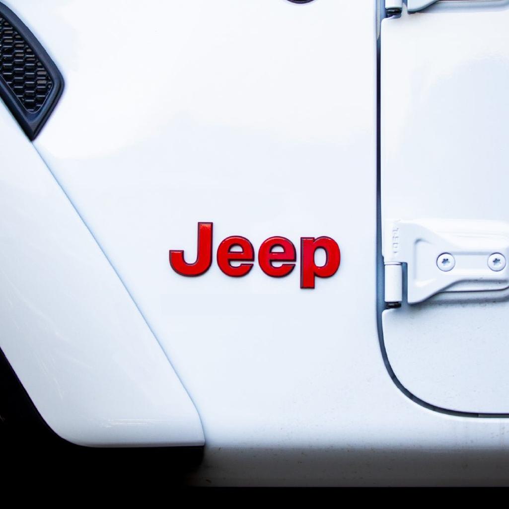 JEEP Gladiator Emblem Overlay Decal Set | Fits 2020+ Jeep Gladiator