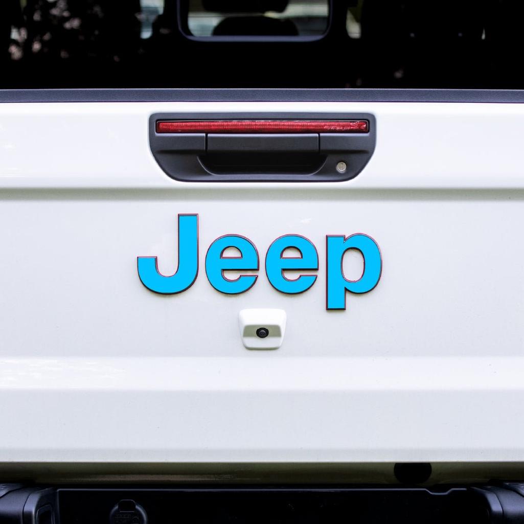 JEEP Gladiator Emblem Overlay Decal Set | Fits 2020+ Jeep Gladiator